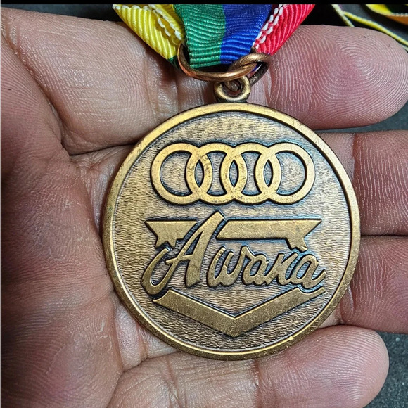 AWANA 1st Place Medal Bronze Tone "Approved Workmen Are Not Ashamed 2 Tim. 2:15" - Picture 1 of 5